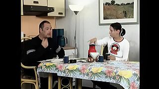 step Dad step daughter and step mom