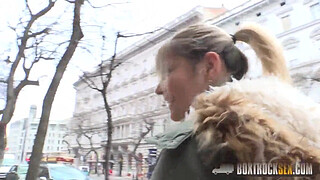 Brunette aroused by the masseur fucks him roughly