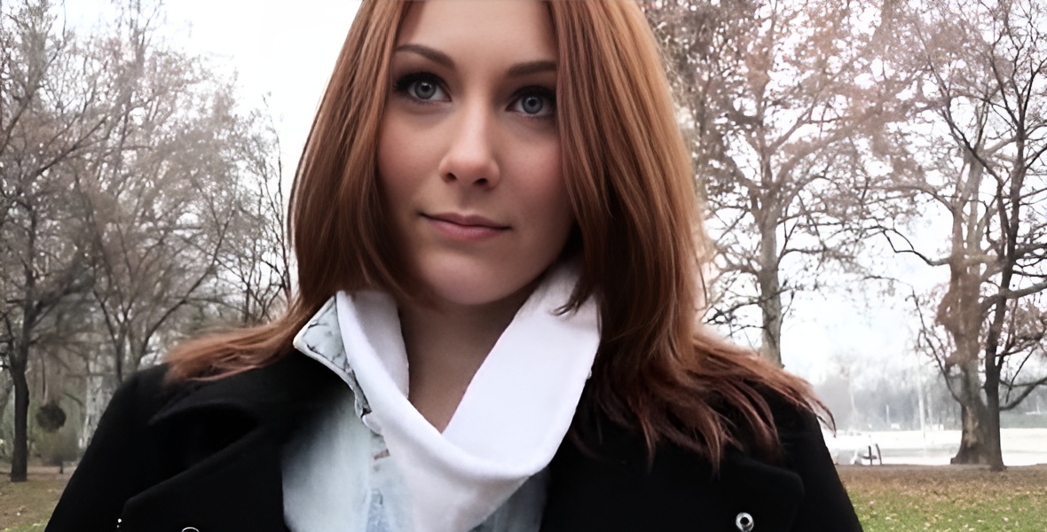 Redhead Czech girl Alice March gets banged for some cash