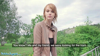 Public Agent Redhead Ariela Donovan fucked in a tunnel