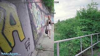 Public Agent Redhead Ariela Donovan fucked in a tunnel