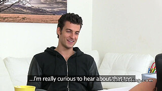 Blonde agent in stockings fucking in the office