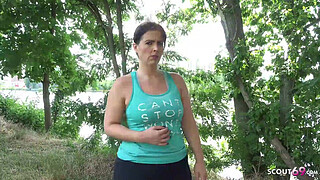 GERMAN SCOUT - BIG ASS BBW MATURE TALK TO FUCK AT STREET CASTING