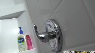 Britney Young enjoys her first interracial gangbang