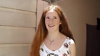 Hairy redhead Rachel