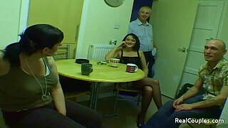 Mature couples talk about swinging lifestyle