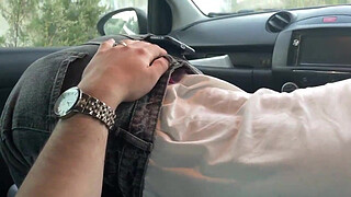 I gave a ride to a student and fucked her in the car