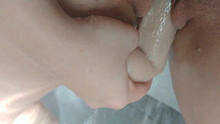 Masturbate in the shower and i need a real cock in 4K