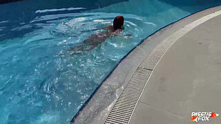 Redhead Hard Fucking and Deep Blowjob - Cum in Mouth