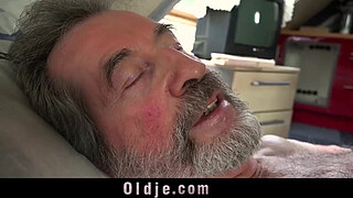 Sexual young care for a poor old man