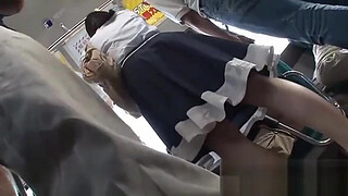 Who is she Japanese girl groped in bus fucked in parking lot