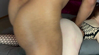 Vibrant Redhead bound and demolished by BBC • Amateur JayJadeMoon