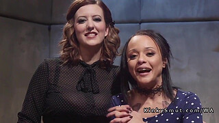 Tied up patient anal banged in lezdom