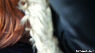 Redhead anorexic punker street whore sucking cock really good