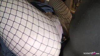 Black Monster Cock Boss Seduce German Teen to Fuck at Work