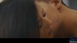 Super hot Ukranian babe in black lingerie gets fucked