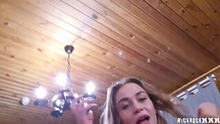 Found a Whore on a Dating Site and Fucked her in the Bath and Cum inside her ! Pussy Filled With Cum Loren Strawberry