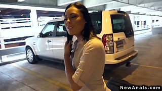 Busty girlfriend amateur anal porn POV