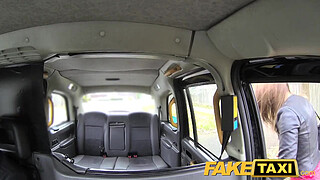 Fake Taxi Hot teen in red dress and stockings