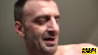 Busty redhead sub clamped and facefucked