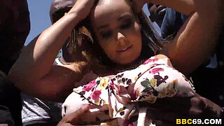 BBQ Party Turns BBC Gangbang - Natasha Nice