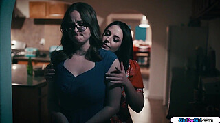 Straight woman seduced by a lesbian wife