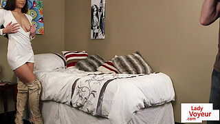 Femdom instructs sub to jerkoff till cum