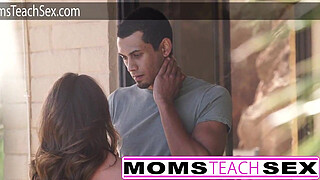 First time interracial fuck for teen and step mom