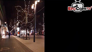 young german amateur teen slut pick up and private fuck at her home