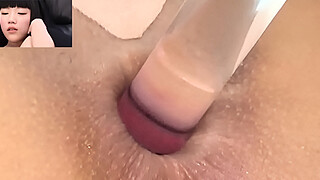 Uncensored Jav! No Mosaic! Small Super Hot Japanese Girl Gets Glass Toy In Her Asshole And Vibrator On Pussy! She Cums So Hard! (#4 Part 6) (www.atogm.net)