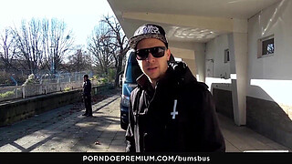 BUMS BUS - Czech PAWG Krystal Swift enjoys hardcore fuck session in the backseat