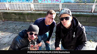 BUMS BUS - Czech PAWG Krystal Swift enjoys hardcore fuck session in the backseat