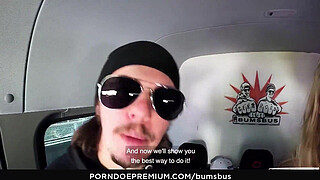 BUMS BUS - Czech PAWG Krystal Swift enjoys hardcore fuck session in the backseat