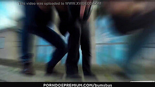 BUMS BUS - Czech PAWG Krystal Swift enjoys hardcore fuck session in the backseat