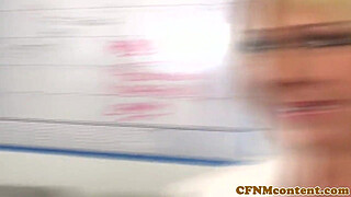 Cfnm milfs take advantage of models cock