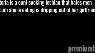 Premium Bukkake - Victoria swallows 81 huge mouthful cum loads