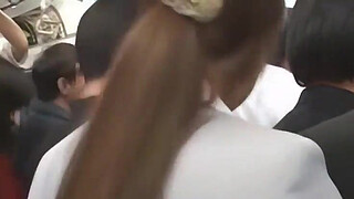 Japanese lesbian in public