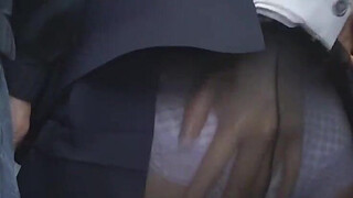 Japanese lesbian in public