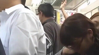 Japanese lesbian in public