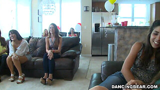 Ass lineup at house party