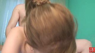 MY18TEENS - Horny teen wanna try to sex in her pussy and get cumshot in the mouth