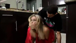 step Mom gets Breakfast Creampie from StepSon Cory Chase