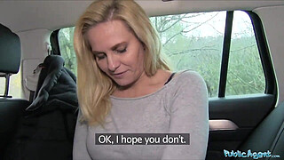 Public Agent Desperate MILF Black Canary Fucks for a Job