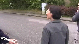 Lisa and her cuckold outdoor threesome