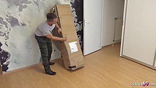 GERMAN MILF SANDRA STURM CAUGHT BF WITH SEX DOLL AND JOIN IN THREESOME