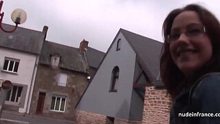 Squirt french mature hard anal pounded and double penetrated outdoor