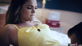 Cum addicted teen gets a double creampie from 2 guys