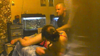 amateur wife shared and used by two guys and gets a double creampie