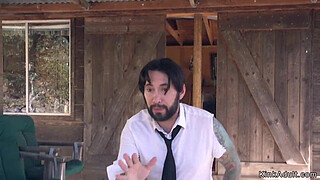 Husband fucks wife and neighbor in bdsm