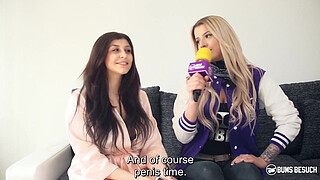 BUMS BESUCH - Busty German teen pornstar banged by the pizza boy